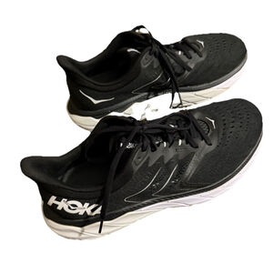 HOKA One One MENS Arahi 5 Wide Black running Shoe Size 10.2E (NO BOX)